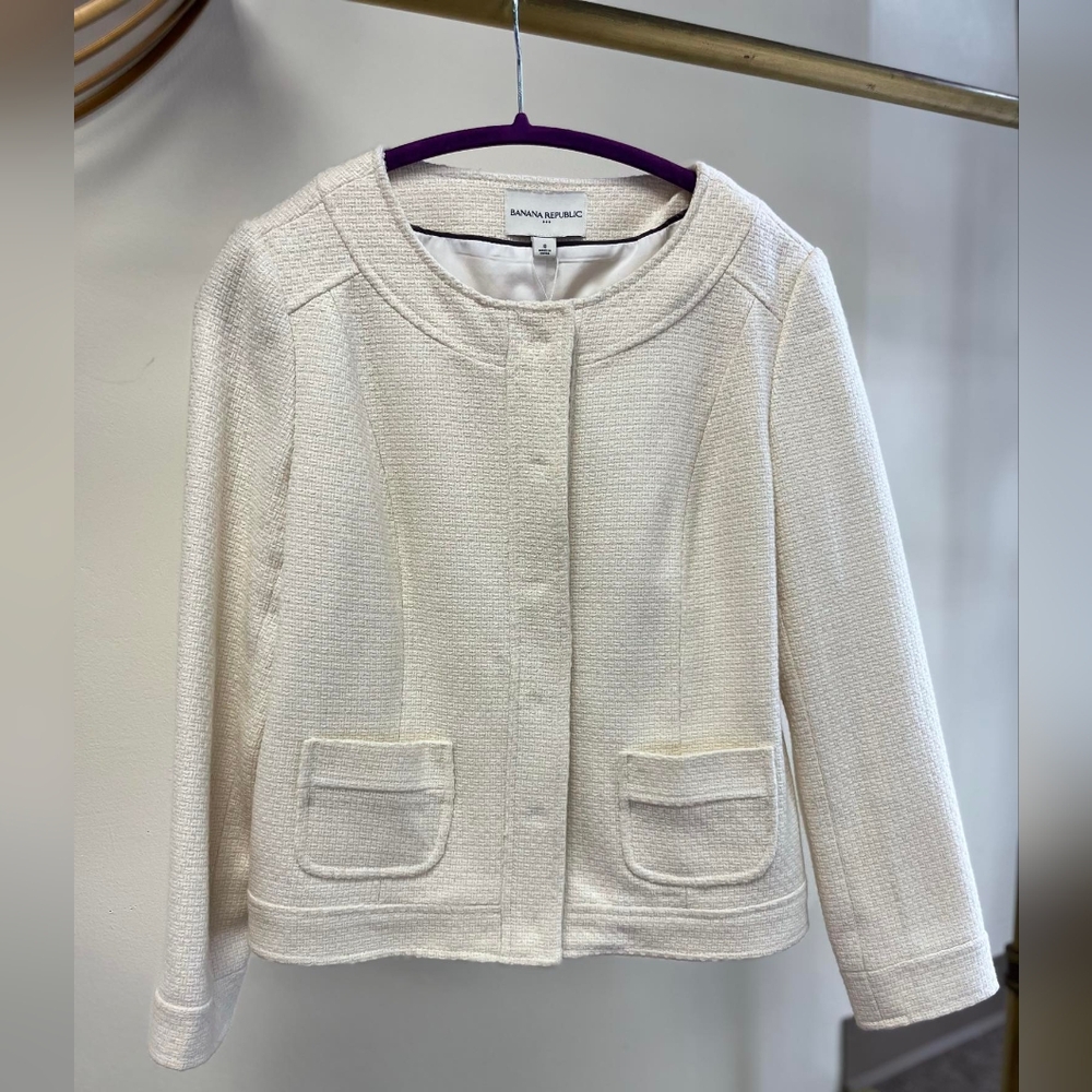 Cream|Ivory Banana Republic Jacket